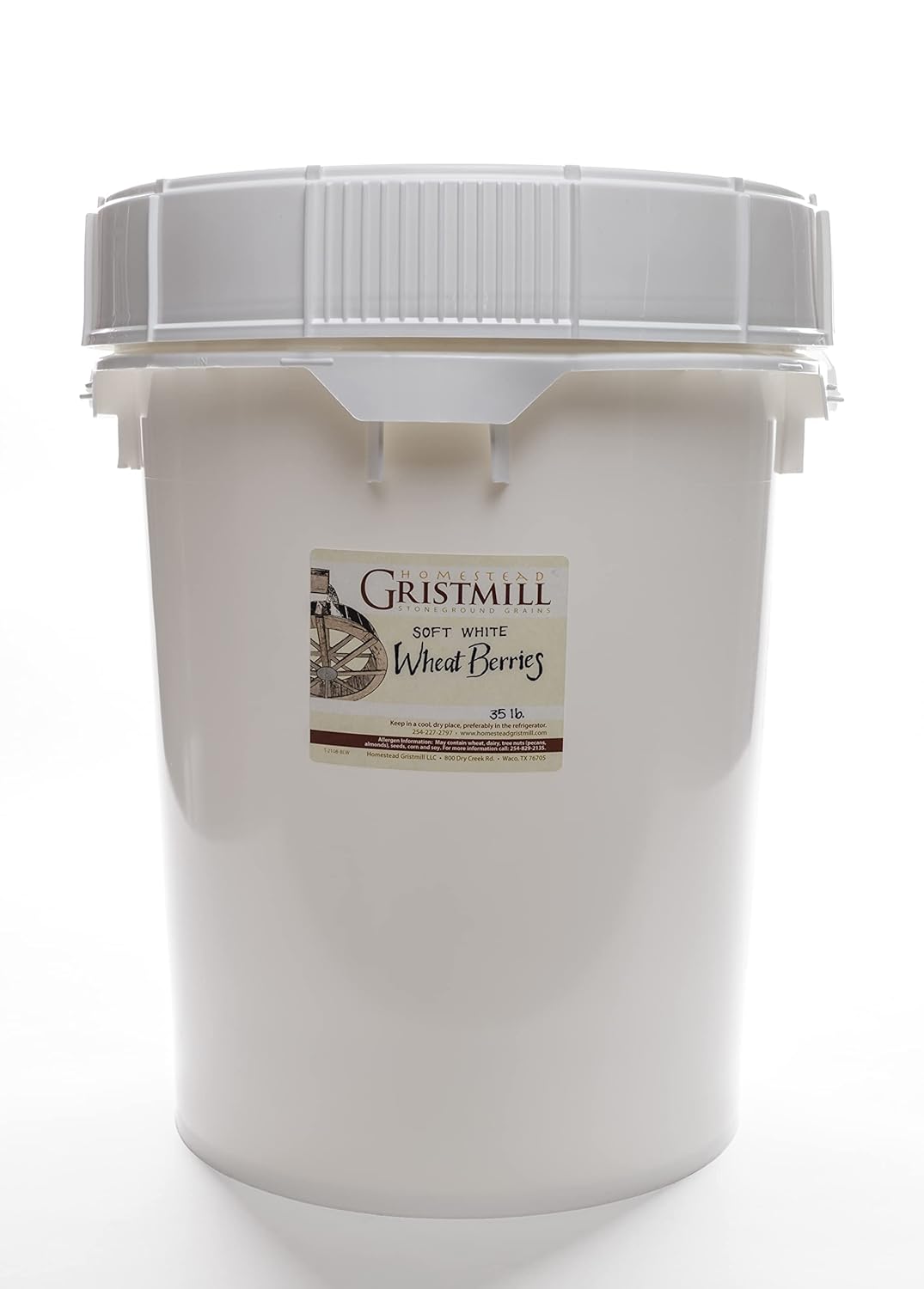 30 Year Shelf Life Bulk Bucket Soft White Wheat Berries S1818