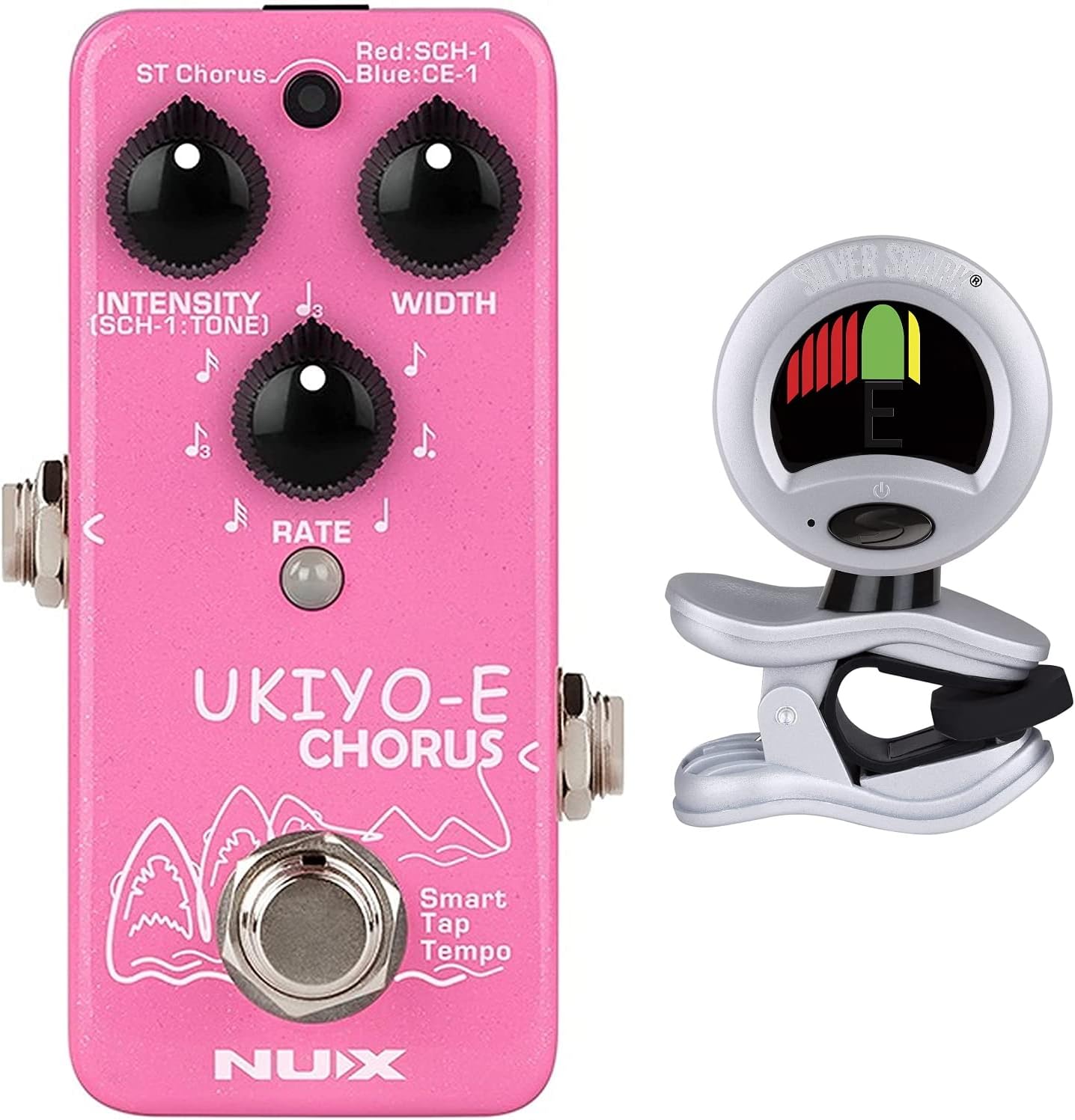 Mini Chorus Guitar Effects Pedal Bundle with Tuner S5949