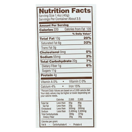 12 Pack Dark Chocolate Almond Snack Bars With Sea Salt, 4.7 Ounce Bars F435