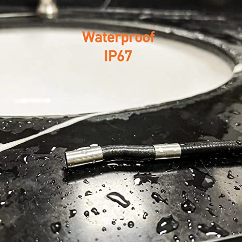 10FT Articulating Borescope Inspection Camera with Two-Way Steering J9118