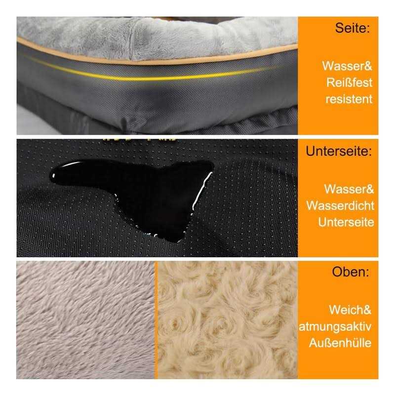 Large Memory Foam Orthopedic Dog Bed with Removable Washable Cover S9137