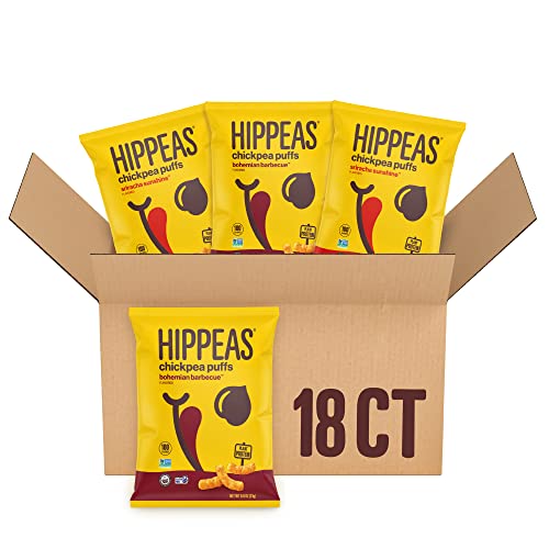 Chickpea Puffs Variety Pack, 0.8 Ounce (Pack of 18), Vegan, Gluten-Free P46621