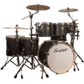 7-Piece Drum Set Shell Pack, Silver Streak C79404