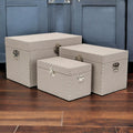 Tan Wooden Trunk Set H450678