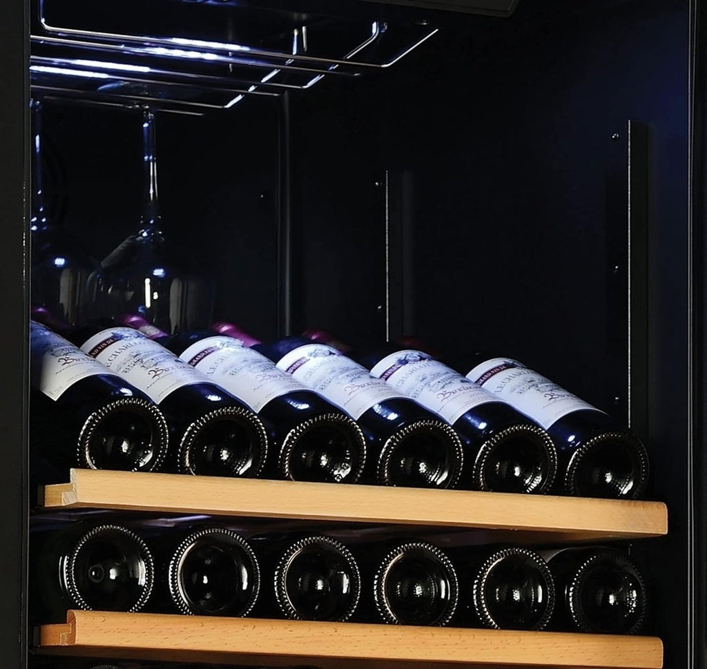 173-Bottle Dual Zone Compressor Wine Fridge Refrigerator S404