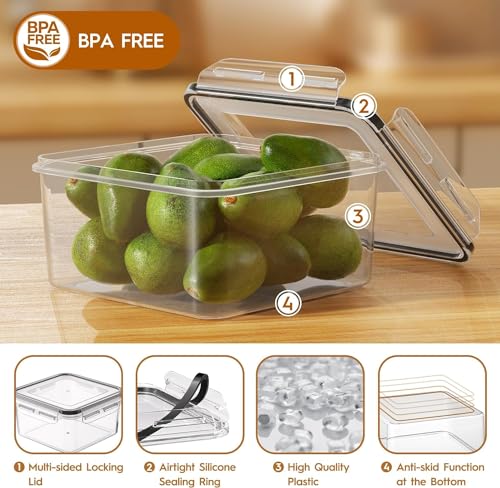 52 Pcs Airtight Food Storage Containers with Lids A741903
