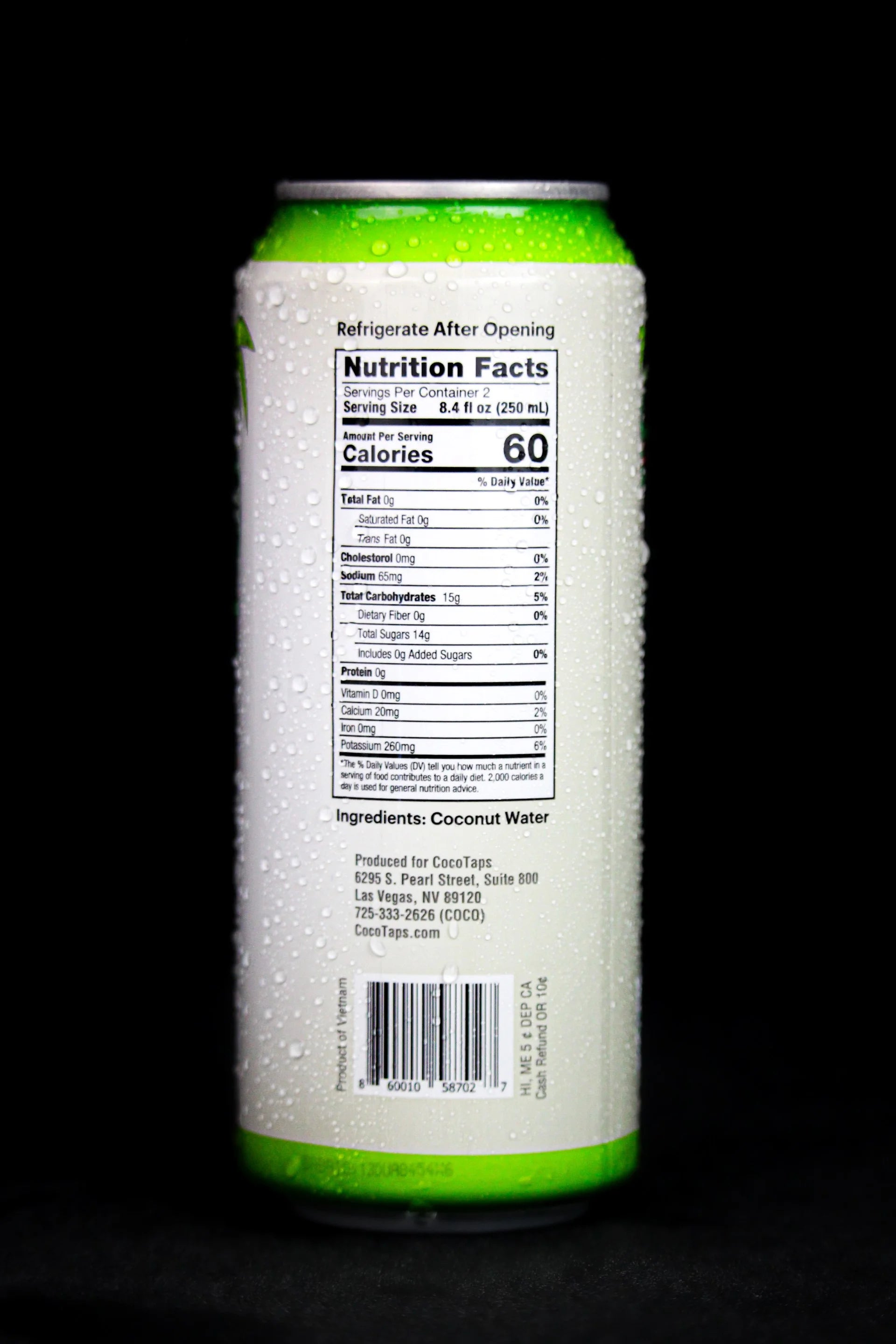 16.9 Fl oz 12 Count Coconut Water H457959