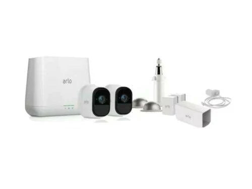 2 Rechargeable Wire-Free HD Security Camera System with Siren X64844