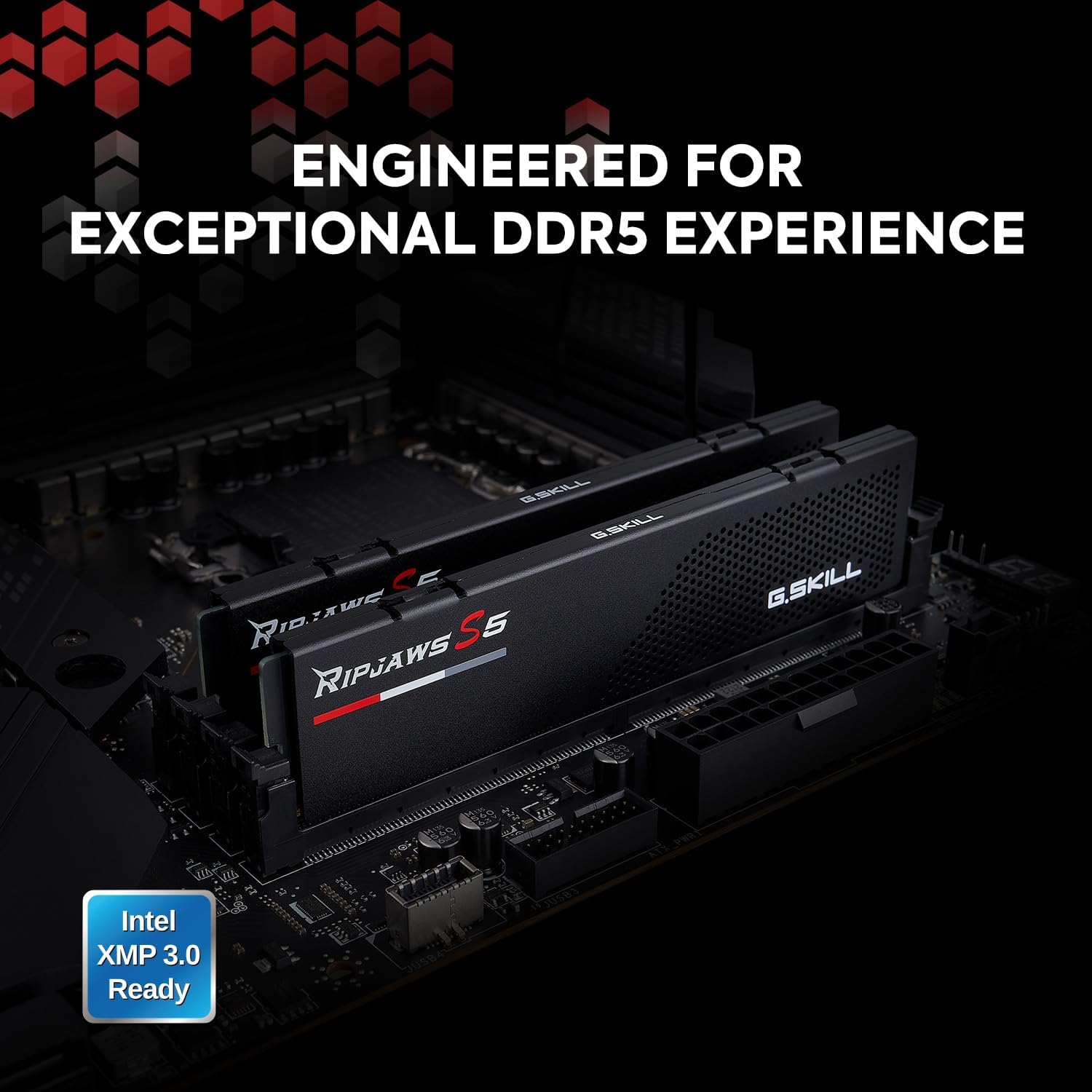 DDR5 RAM 32GB (2x16GB) 6000MT/s CL36-48-48-96-1.25V Desktop Computer Memory UDIMM Matte Black I578699