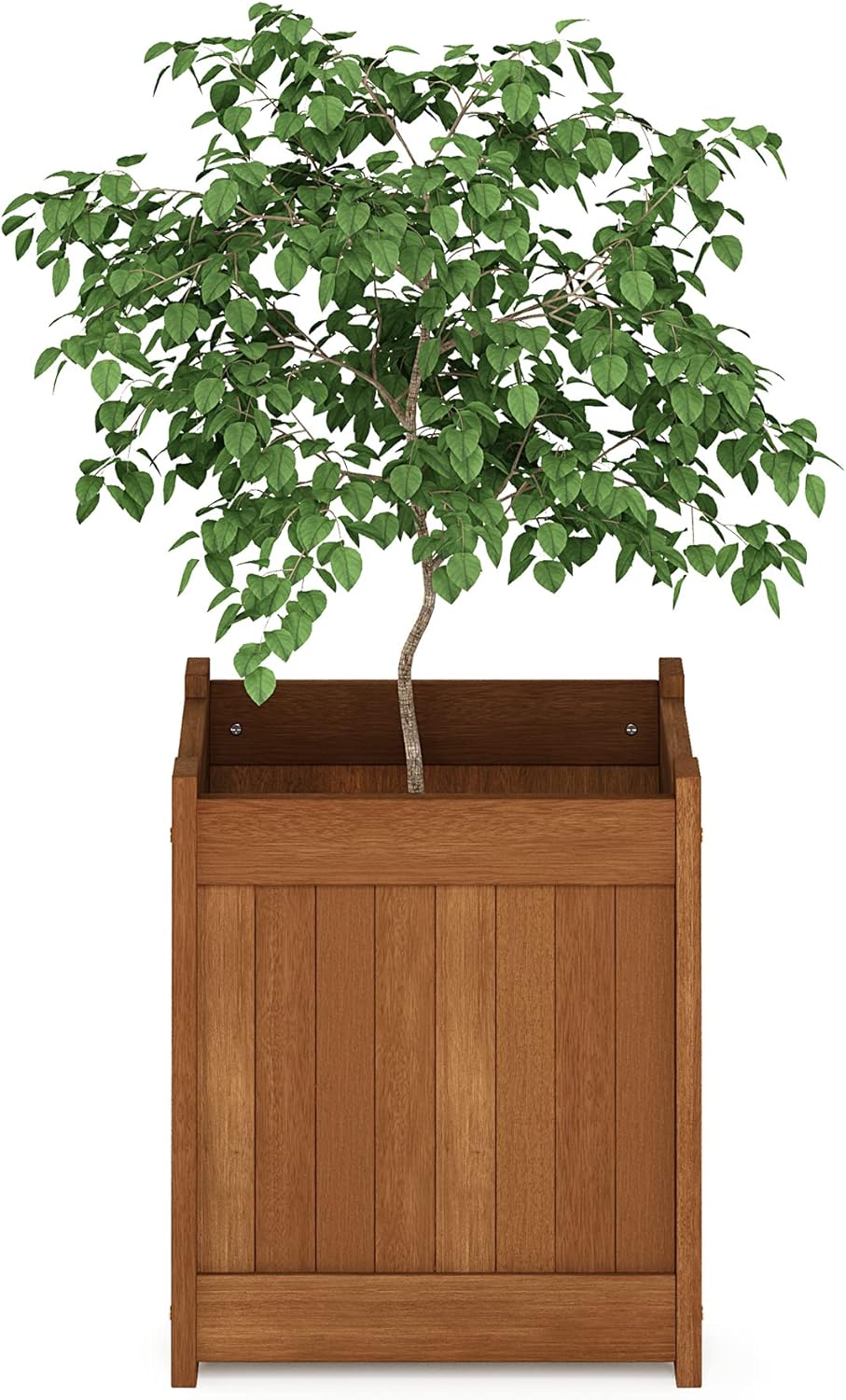 Natural Hardwood Flower Box F6583