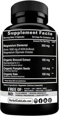 Magnesium Glycinate Capsules 350mg U26008
