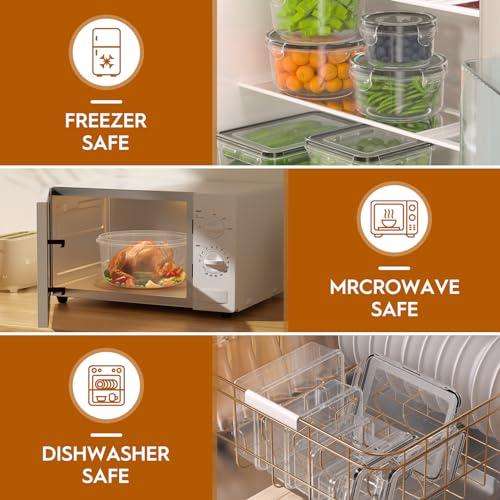 52 Pcs Airtight Food Storage Containers with Lids A741903