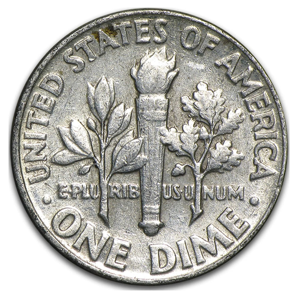 50-Coin Roll 90% Silver Roosevelt Dimes Avg Circ Y215