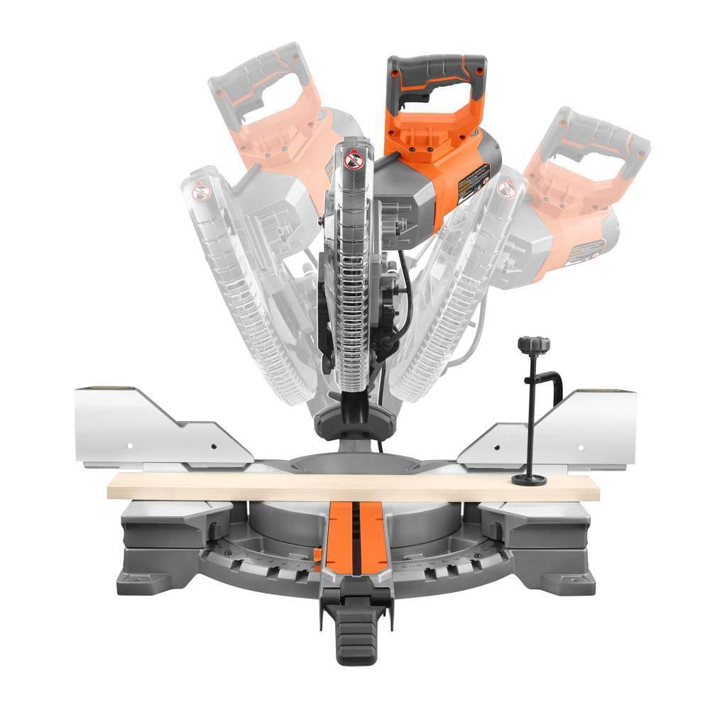 15 Amp Corded 12 in. Dual Bevel Sliding Miter Saw with LED Cut Line Indicator B528
