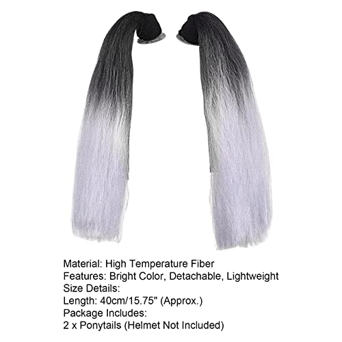 Detachable Vibrant Color Ponytails for Helmets P74967