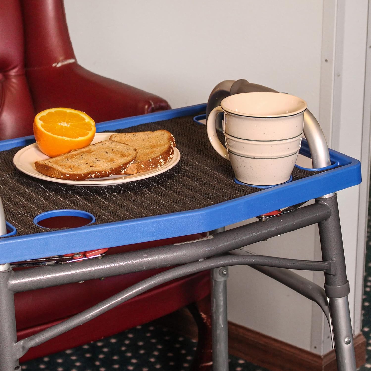 No Slip Tray for Walker with Cup Holder Z6605