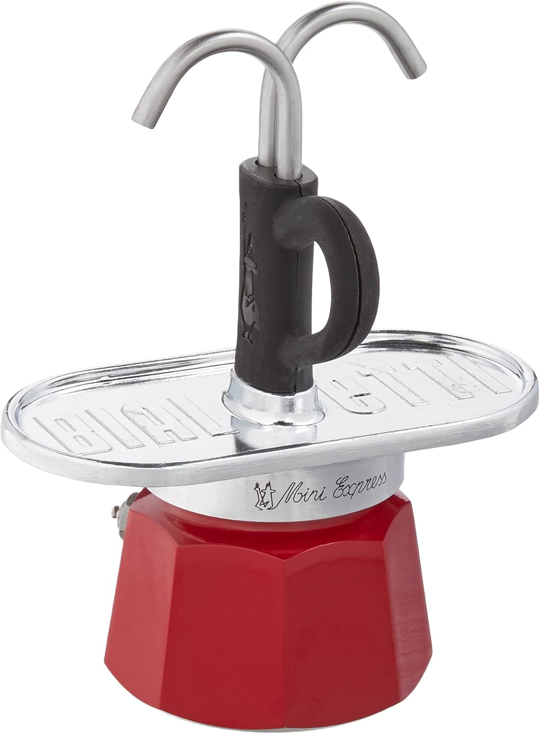 Red Aluminium Moka Set 2-Cup 2.8 Oz C51877