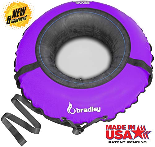 2 Pack Inflatable Sledding Tubes with Heavy Duty Cover I781358