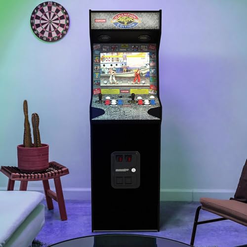 Compact 5' Tall Arcade Machine with 17" Screen, Black N6902
