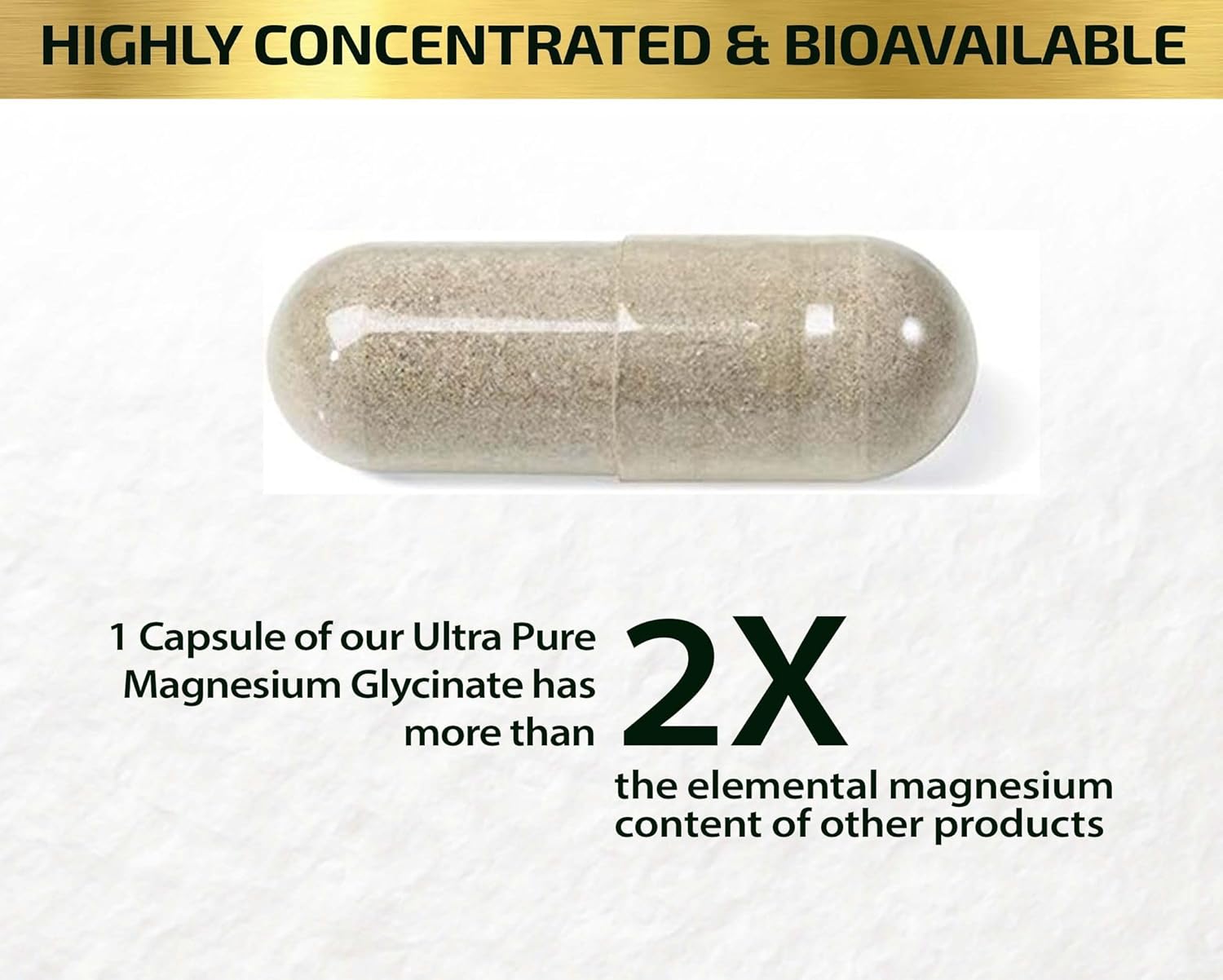 Magnesium Glycinate Capsules 350mg U26008