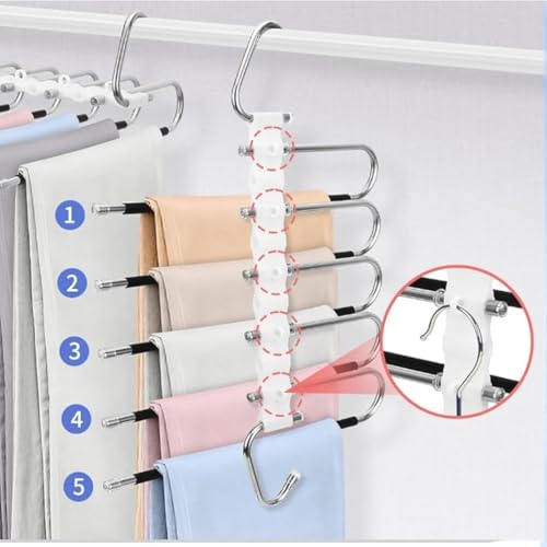Non Slip Stainless Steel Pants Hanger J9048