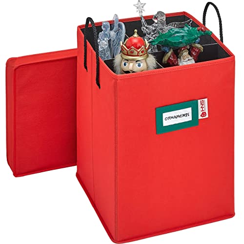 Storage Box for Nutcrackers and Figurines with Adjustable Dividers A5862