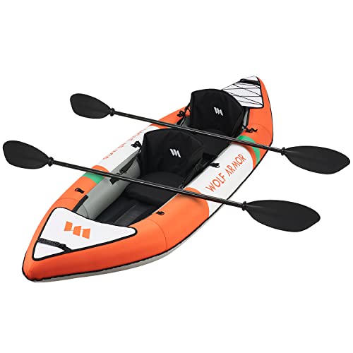 2 Person Inflatable Touring Kayak with EVA Padded Seats L86231
