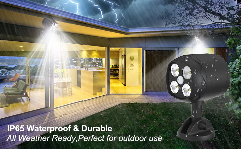 6000K LED Outdoor Security Lights (2 Packs) U554657