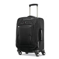 Black Carry-On 21-Inch Expandable Softside Luggage with Spinner Wheels D7676