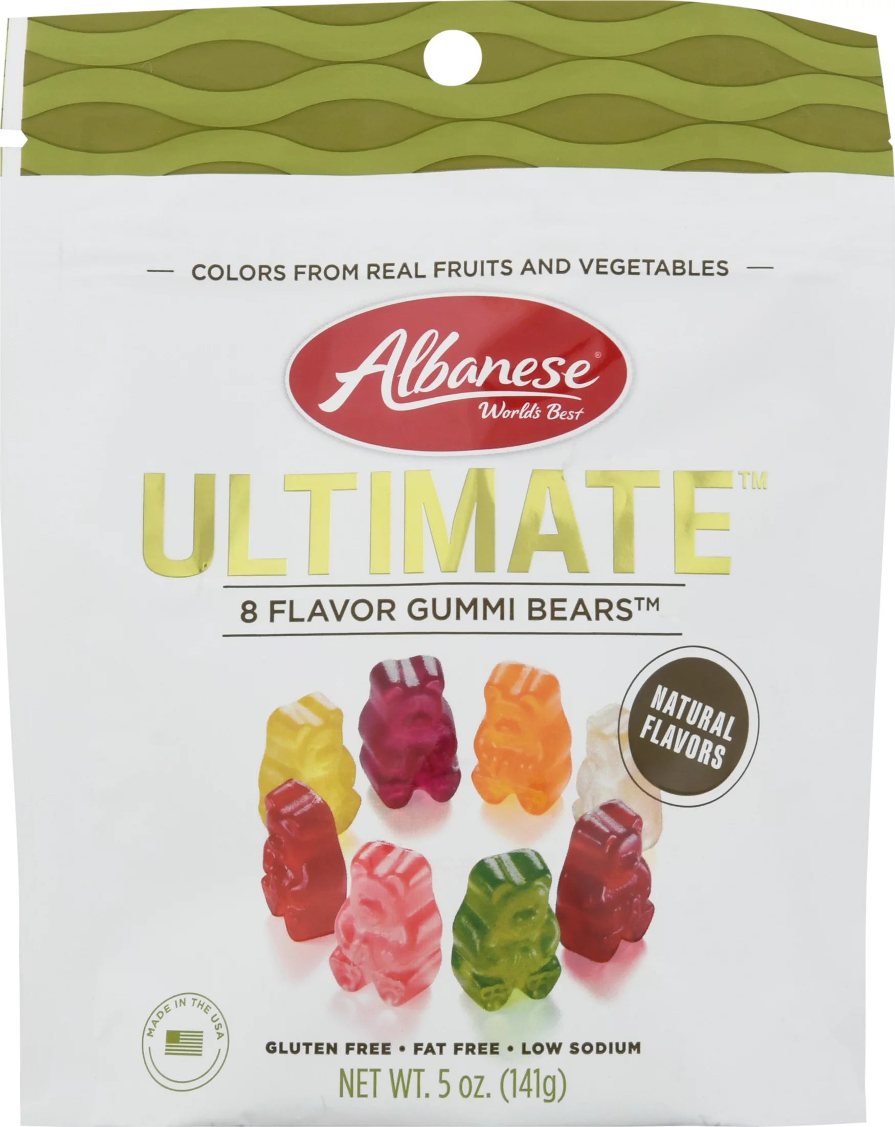 5 oz Assorted Colors Gummi Bears, Pack of 6 O5609