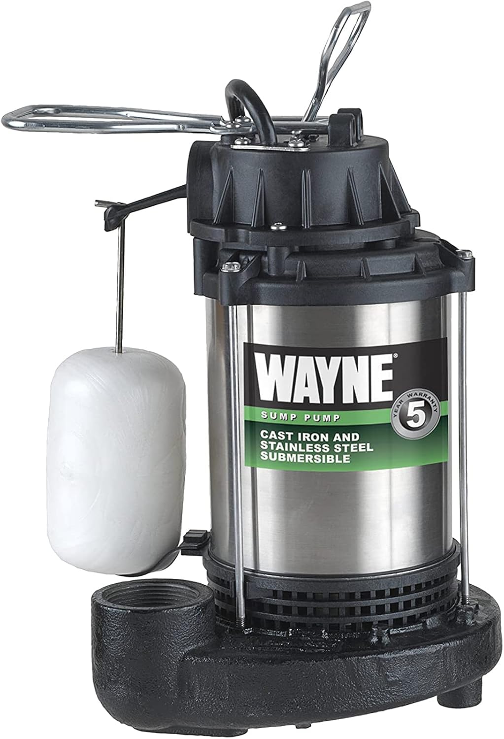3/4 HP Submersible Cast Iron and Stainless Steel Sump Pump E773