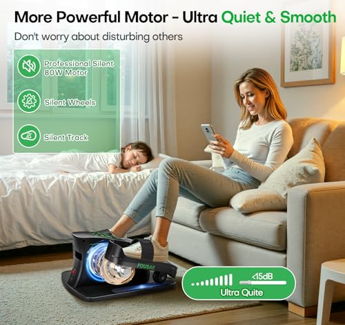 Upgraded Ellipse Leg Exerciser with Touch Screen and Remote Control E737