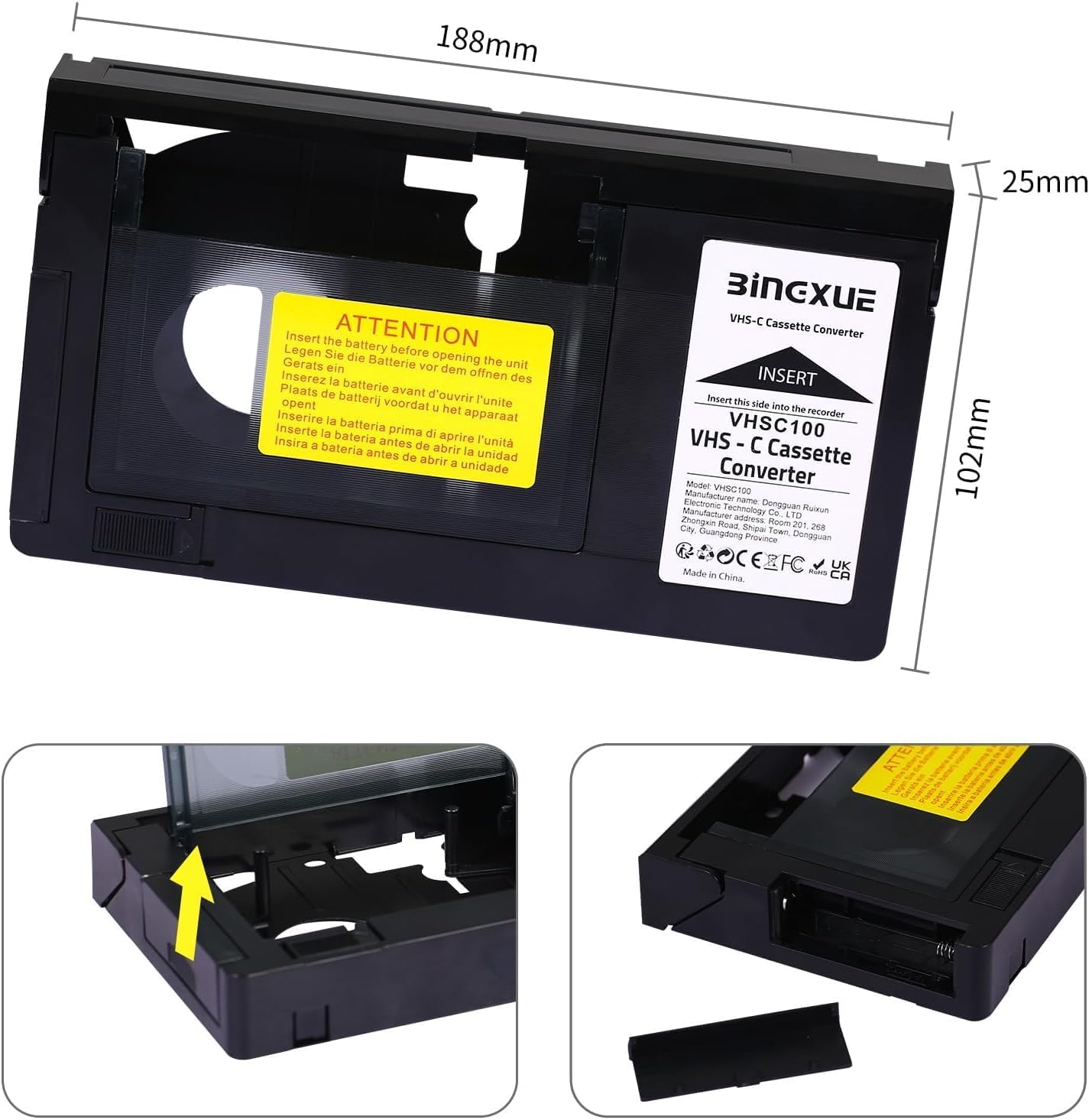VHS Cassette Adaptor P752