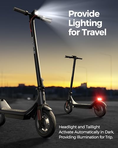 Electric Scooter with 10IN Tires, 10.2AH Battery, 350W Motor, 15.5MPH Y3249