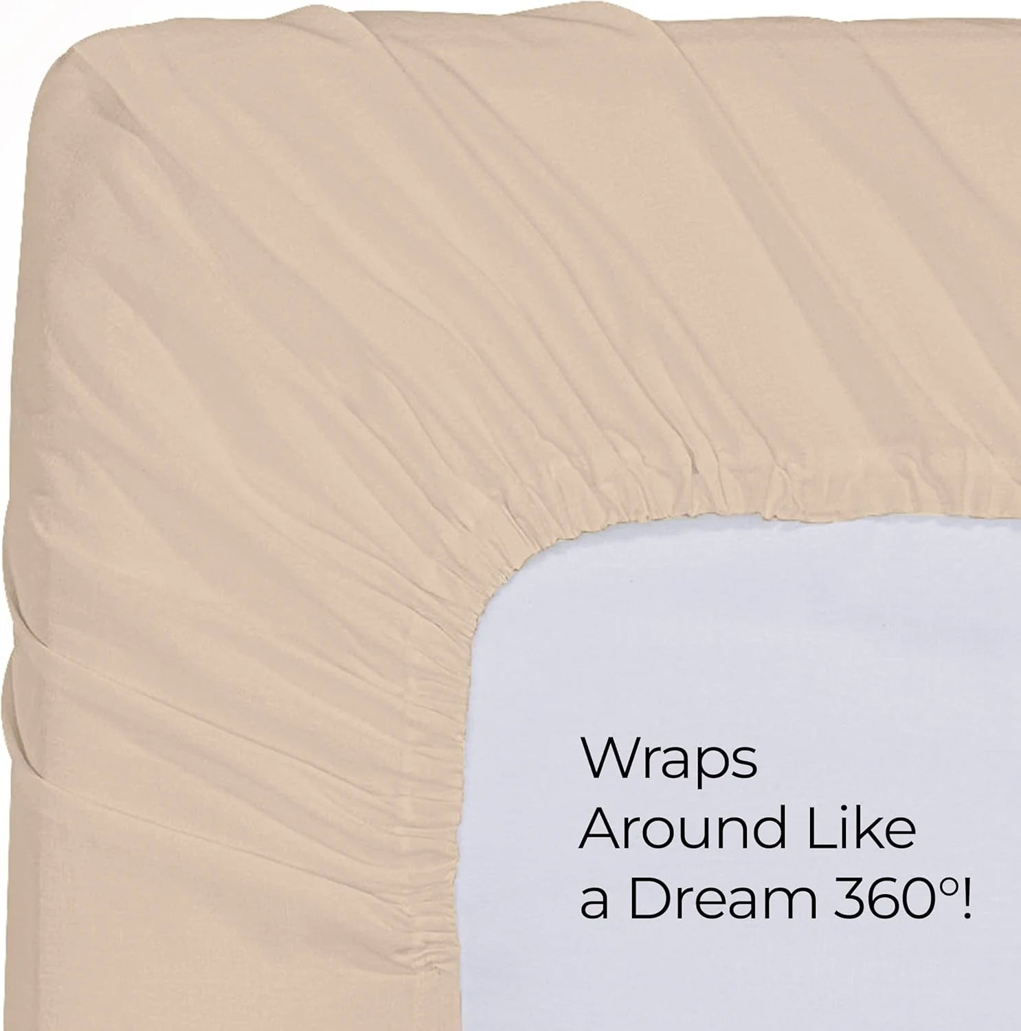 Queen Fitted Sheet - Deep Pockets - Soft Microfiber H210