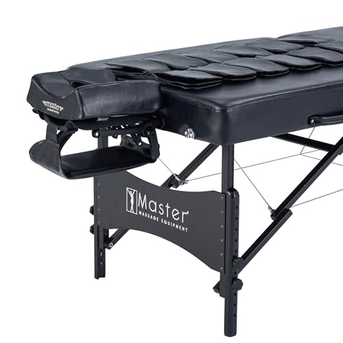 30" Black Portable Massage Table with Airbags Y939