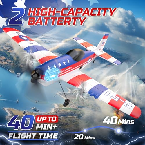 2.4GHz 6-axis Gyro Stabilizer RC Plane U73466