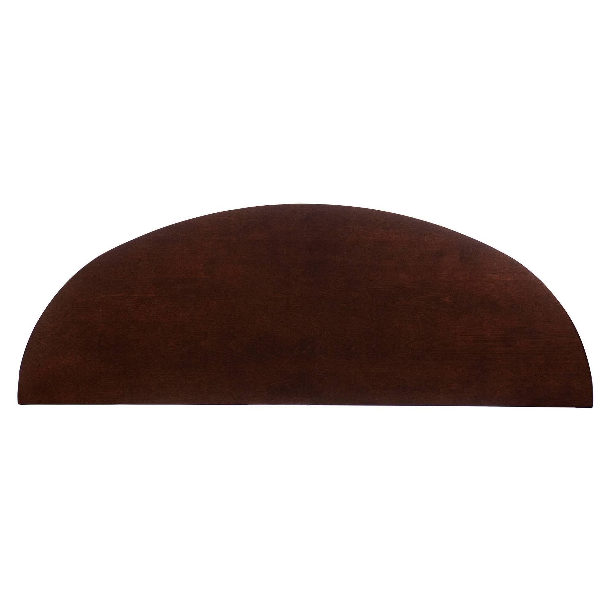 Brown Demilune Console Table B757