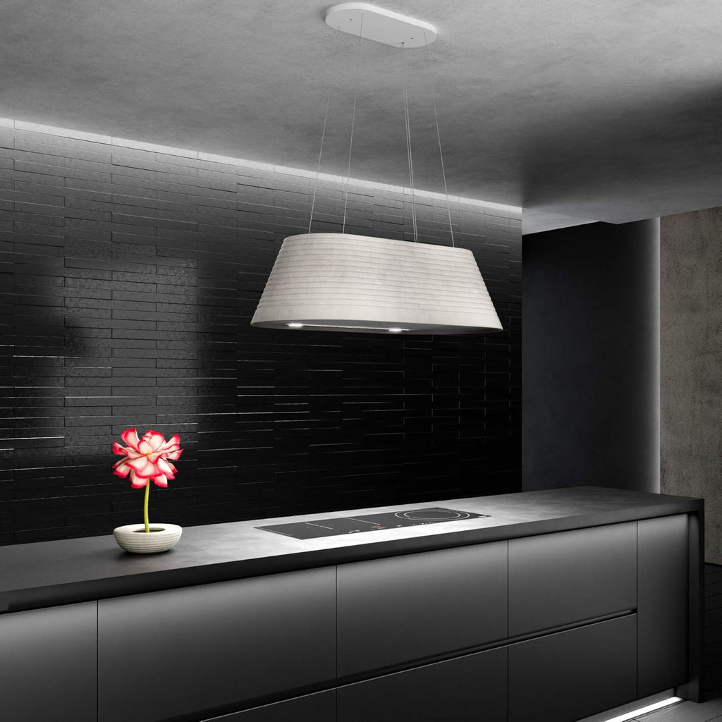 40 Inch Island-mount Ductless Kitchen Range Hood with LED Q926