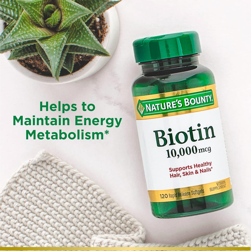 Biotin 10000 mcg Rapid Release Softgels, 120 Ct D2540
