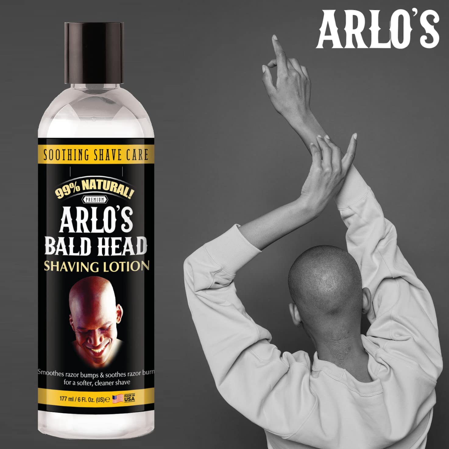 Bald Head Shaving Lotion 6 oz F1618