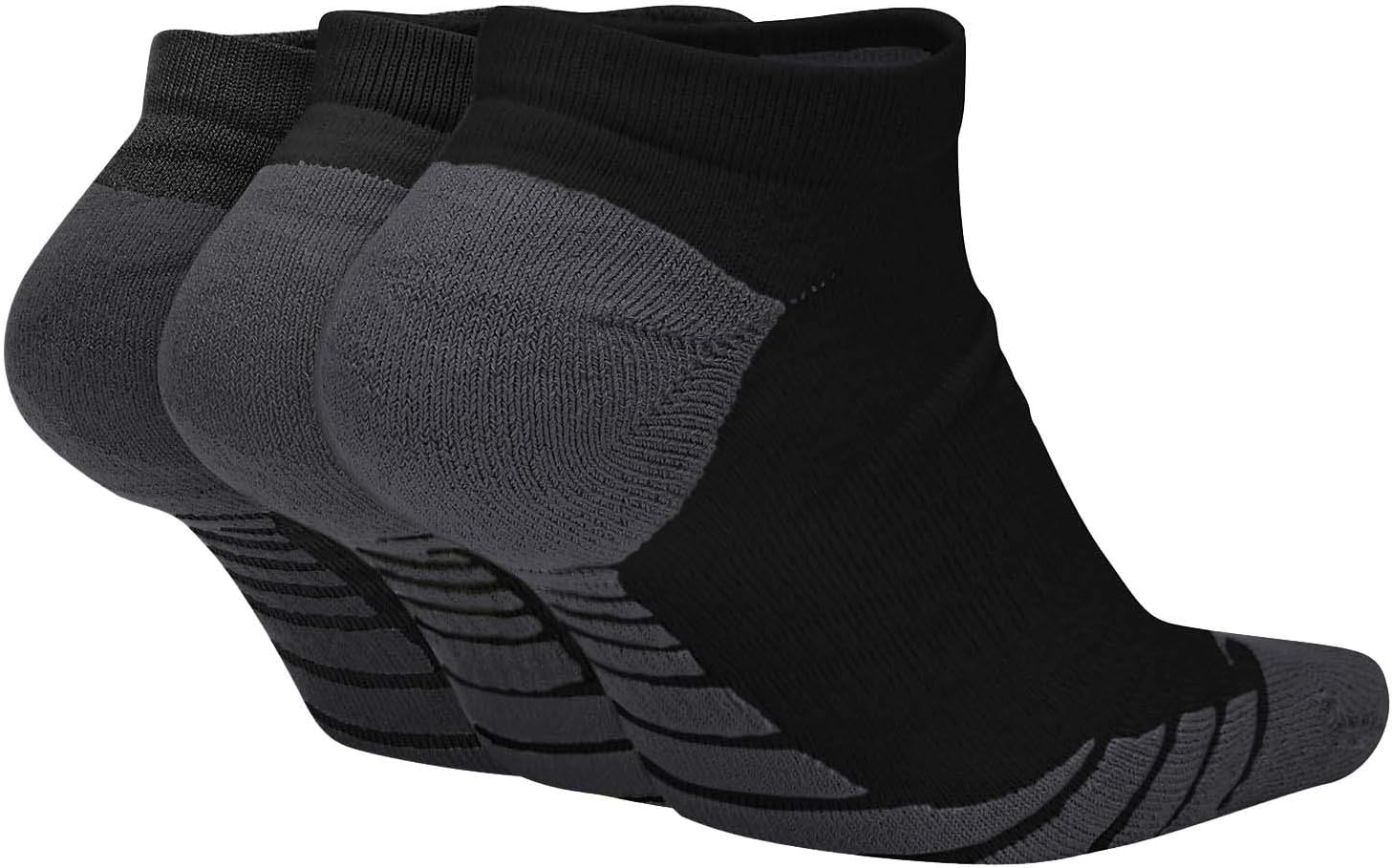 Black No-Show Training Socks (3 Pair) Y360572