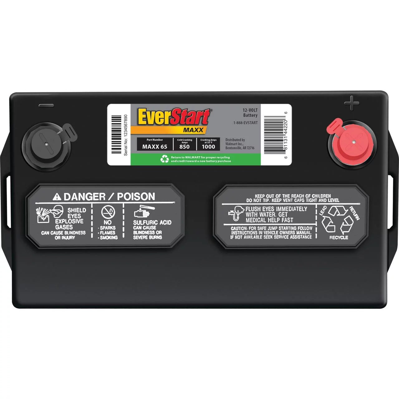 Group Size 65 12 Volt 850 CCA Lead Acid Automotive Battery G563