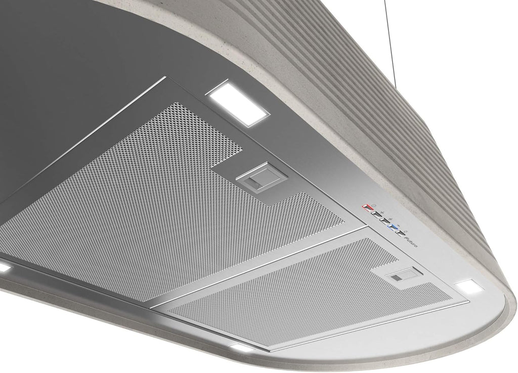 40 Inch Island-mount Ductless Kitchen Range Hood with LED Q926