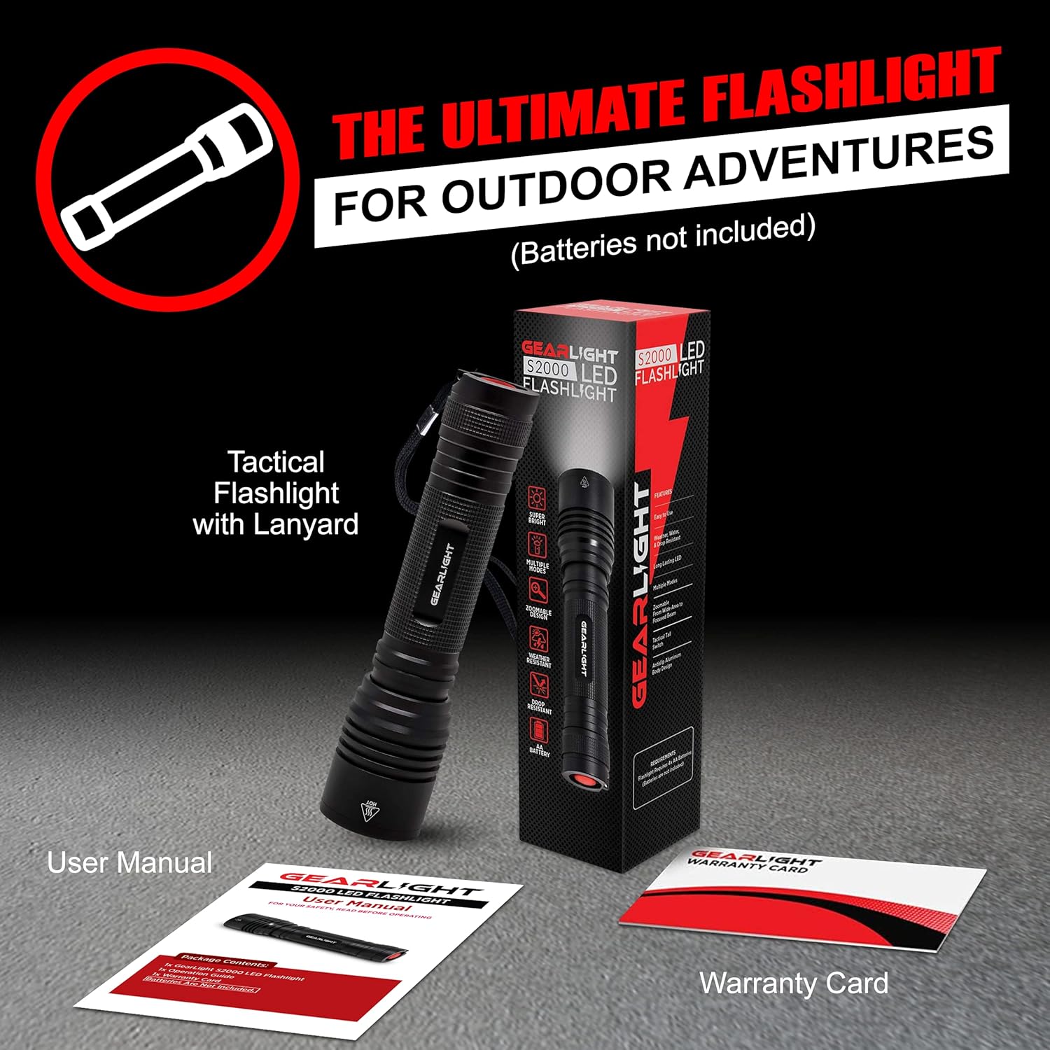 LED Flashlight E353