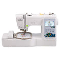 Embroidery Machine with 80 Built-in Designs, 4" x 4" Hoop Area, 3.2" LCD Touchscreen, USB Port, 9 Font Styles J164