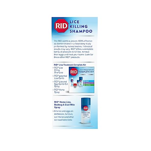 2 Fl Oz Lice Killing Shampoo with Nit Comb J6132