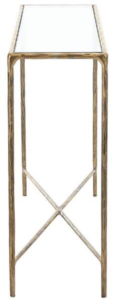 Brass Rectangle Console Table P41781