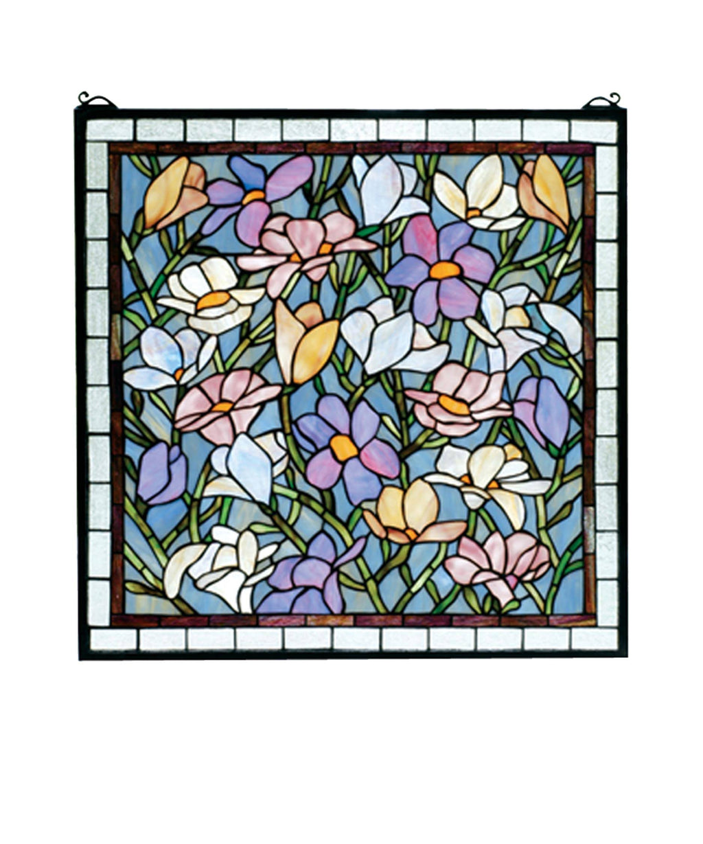 22x22W x 22x22H Stained Glass Window U527158