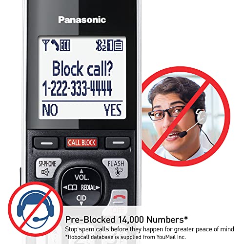4 Handset Cordless Phone with Answering Machine W98063